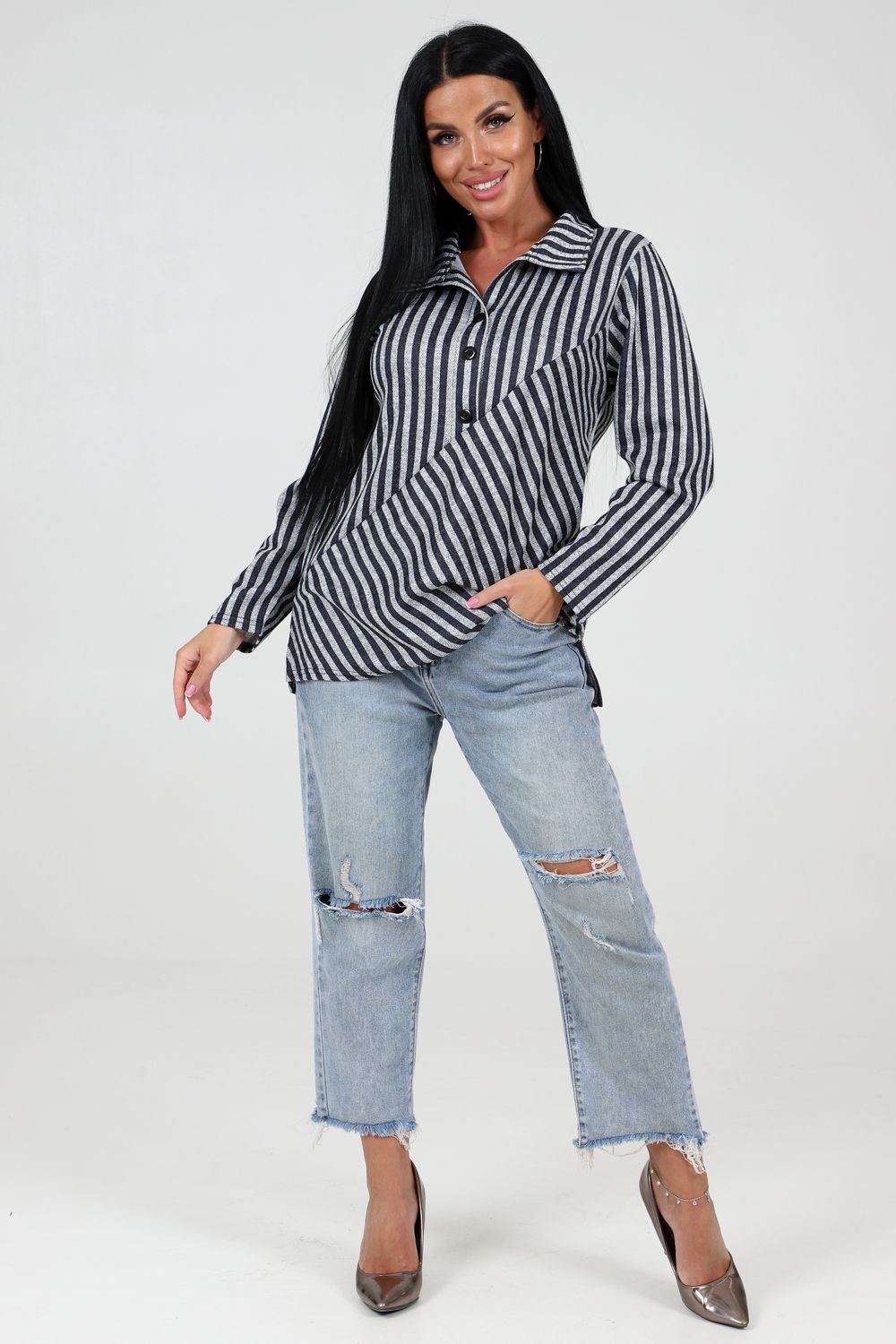 Женская туника 31923 - полоса