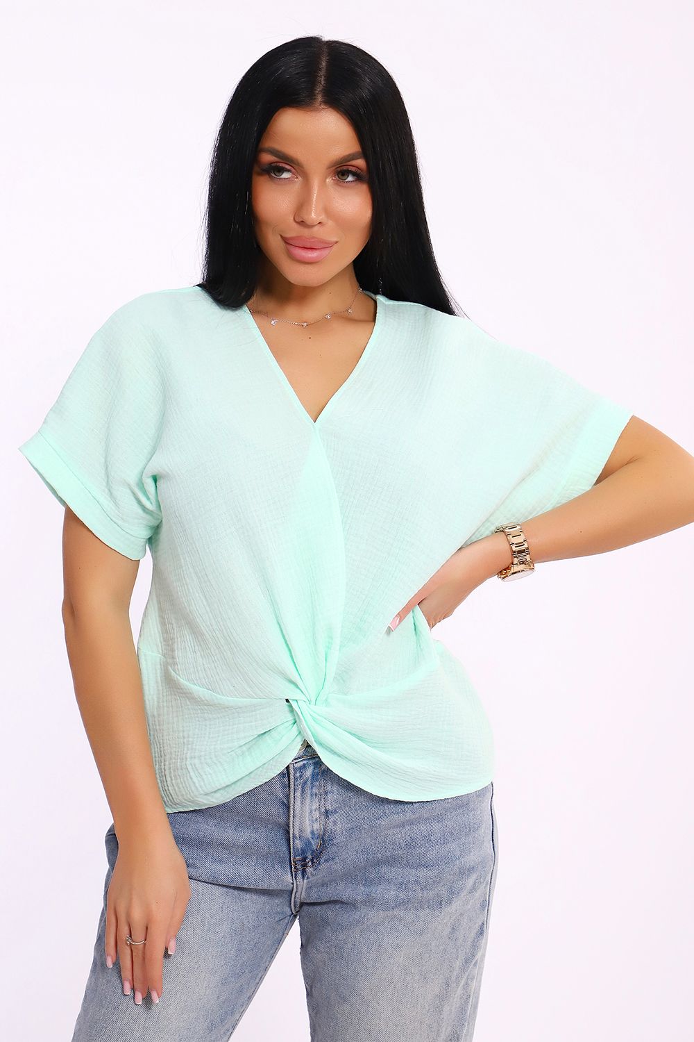 Блузка 32734 - ментол