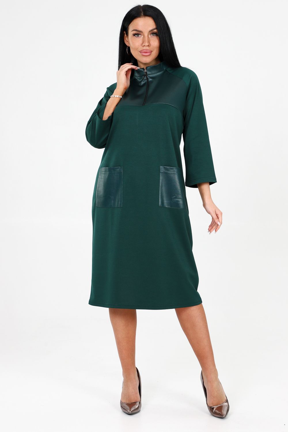 Женское платье 31797 - зеленый