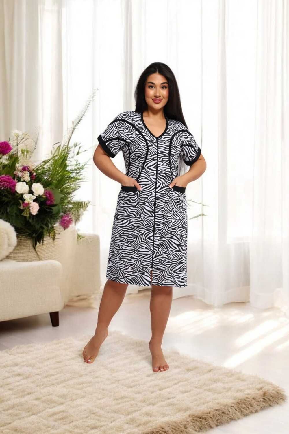 Халат 39052 - зебра