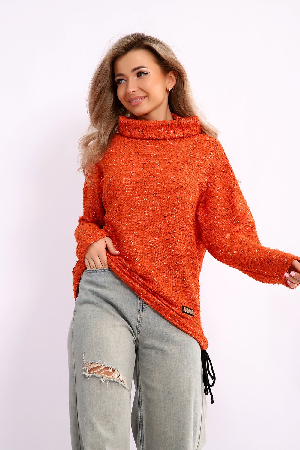 Джемпер женский 82084 - оранжевый
