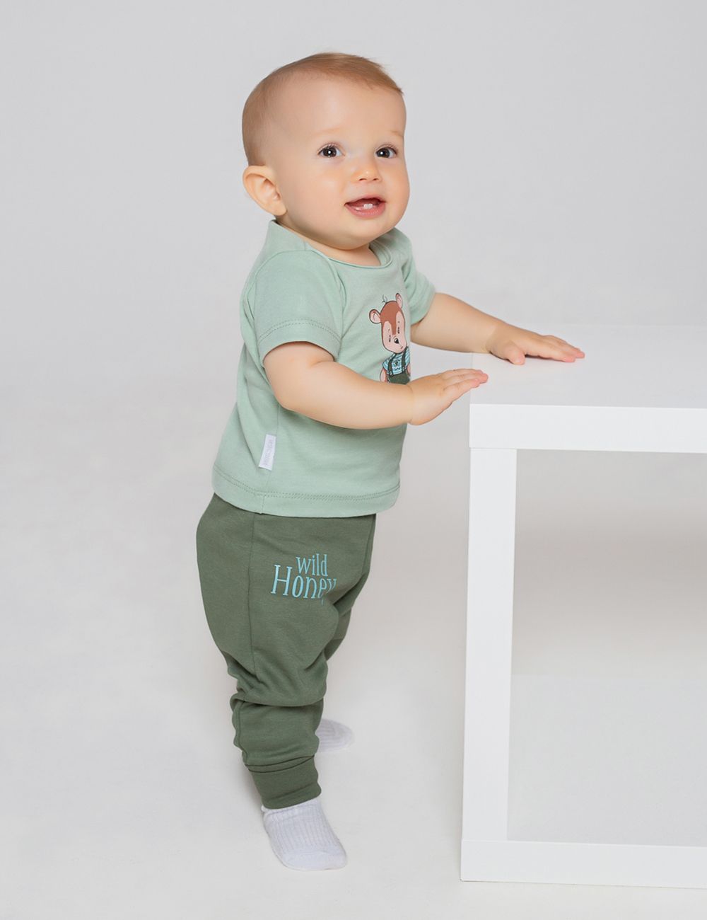 Штанишки интерлок Одди 20278 - хаки