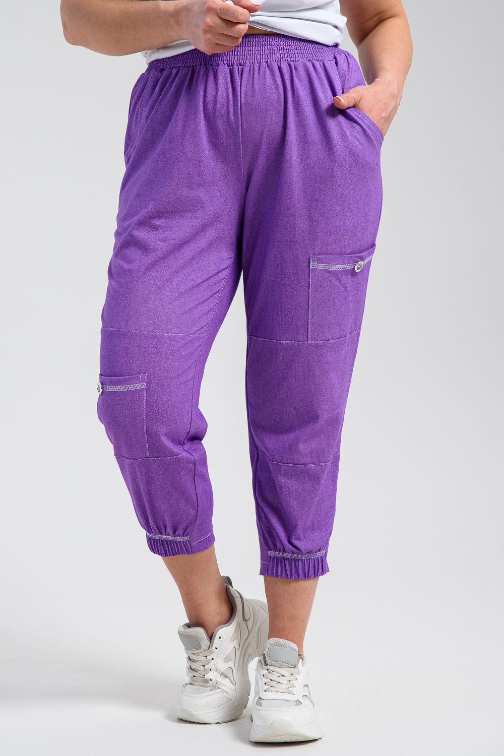 Брюки 9139 - сиреневый