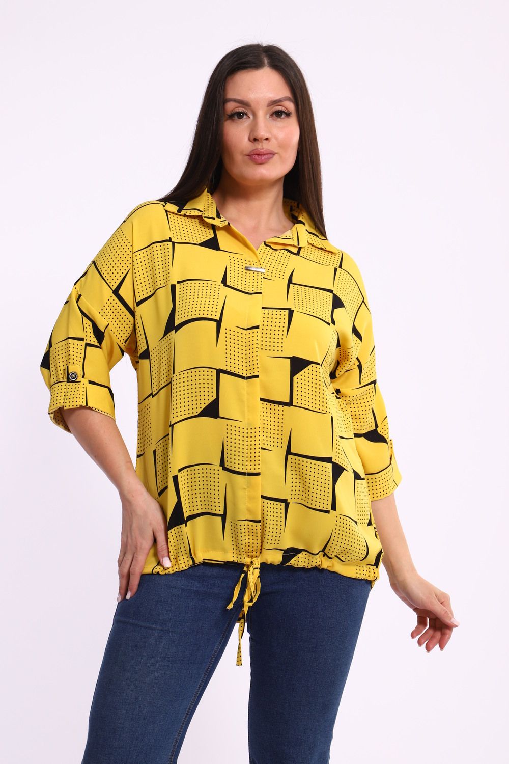 Женская туника 31927 - желтый