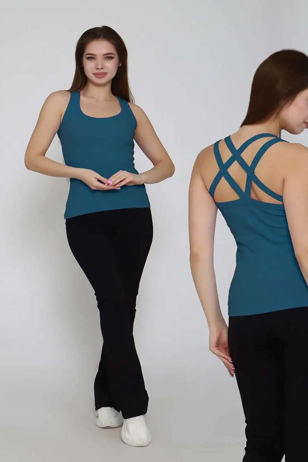 Майка женская 86082 - изумрудный