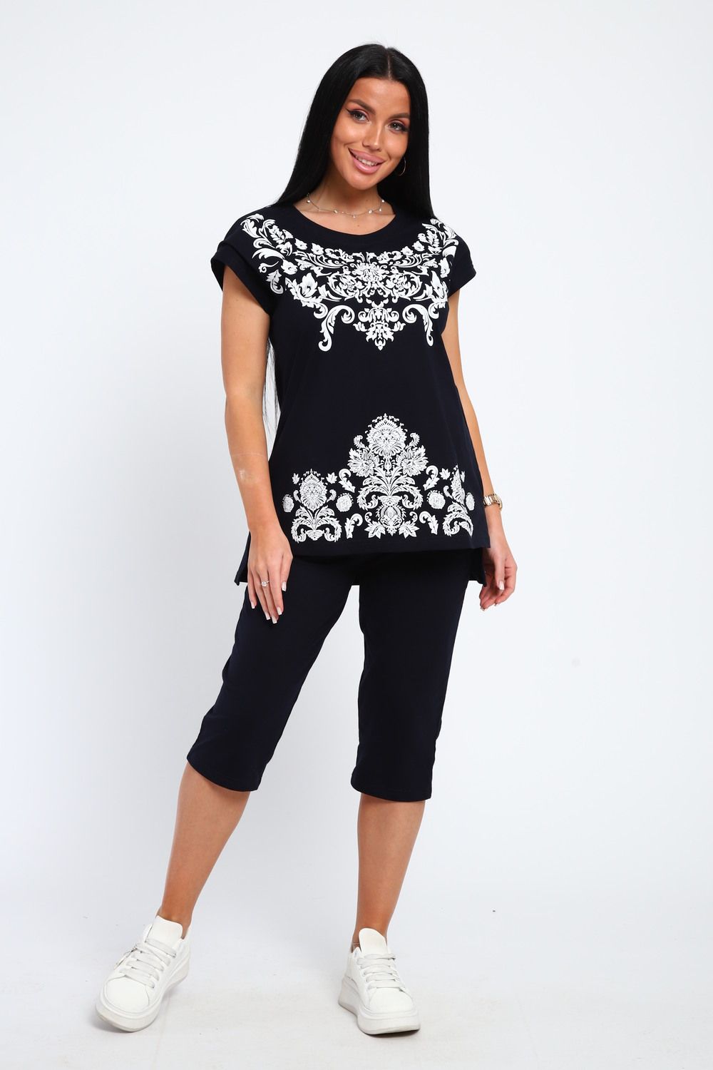 Костюм женский 223 - темно-синий