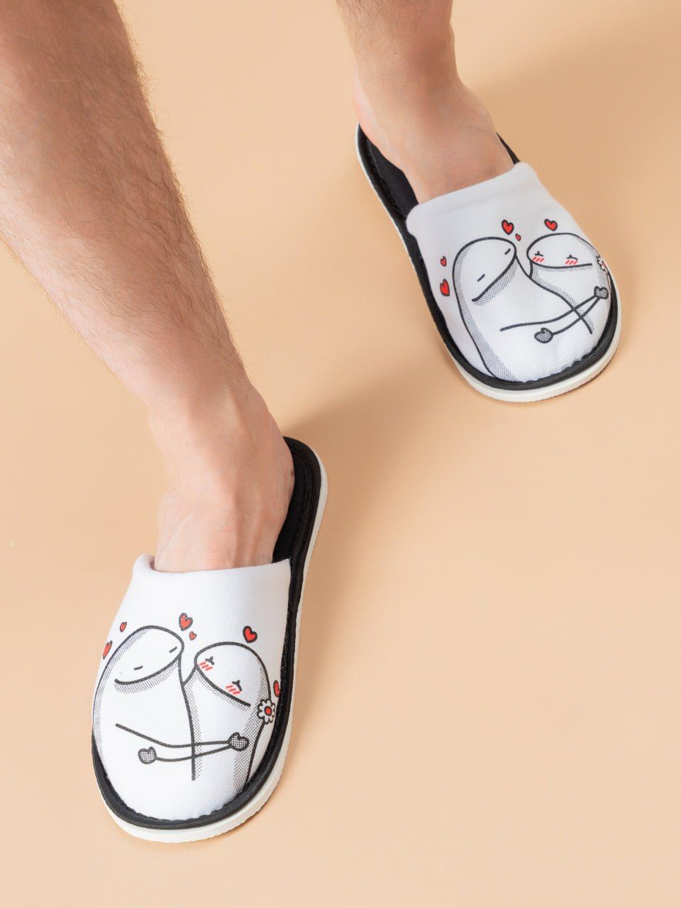 Тапочки домашние С-6ММ(пч)-МР мужские - обнимашки