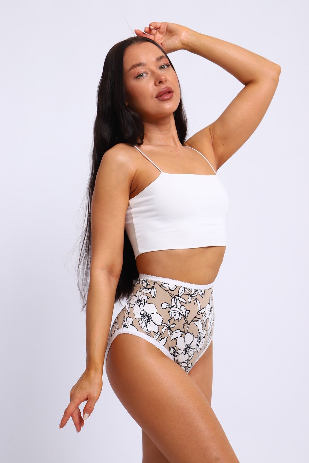 трусы женские 74348 - цветы