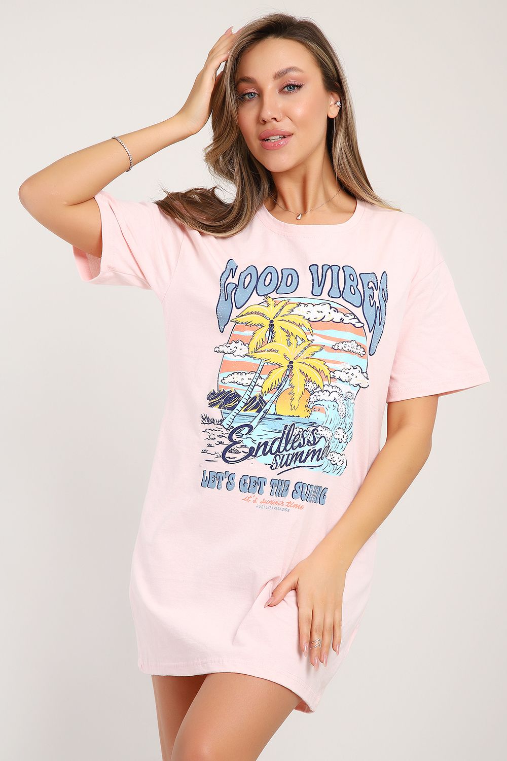 Туника 21091 - персиковый