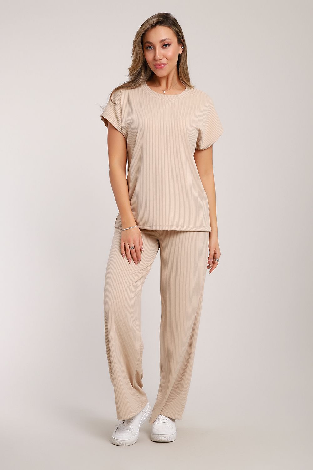 Костюм 21071 - бежевый