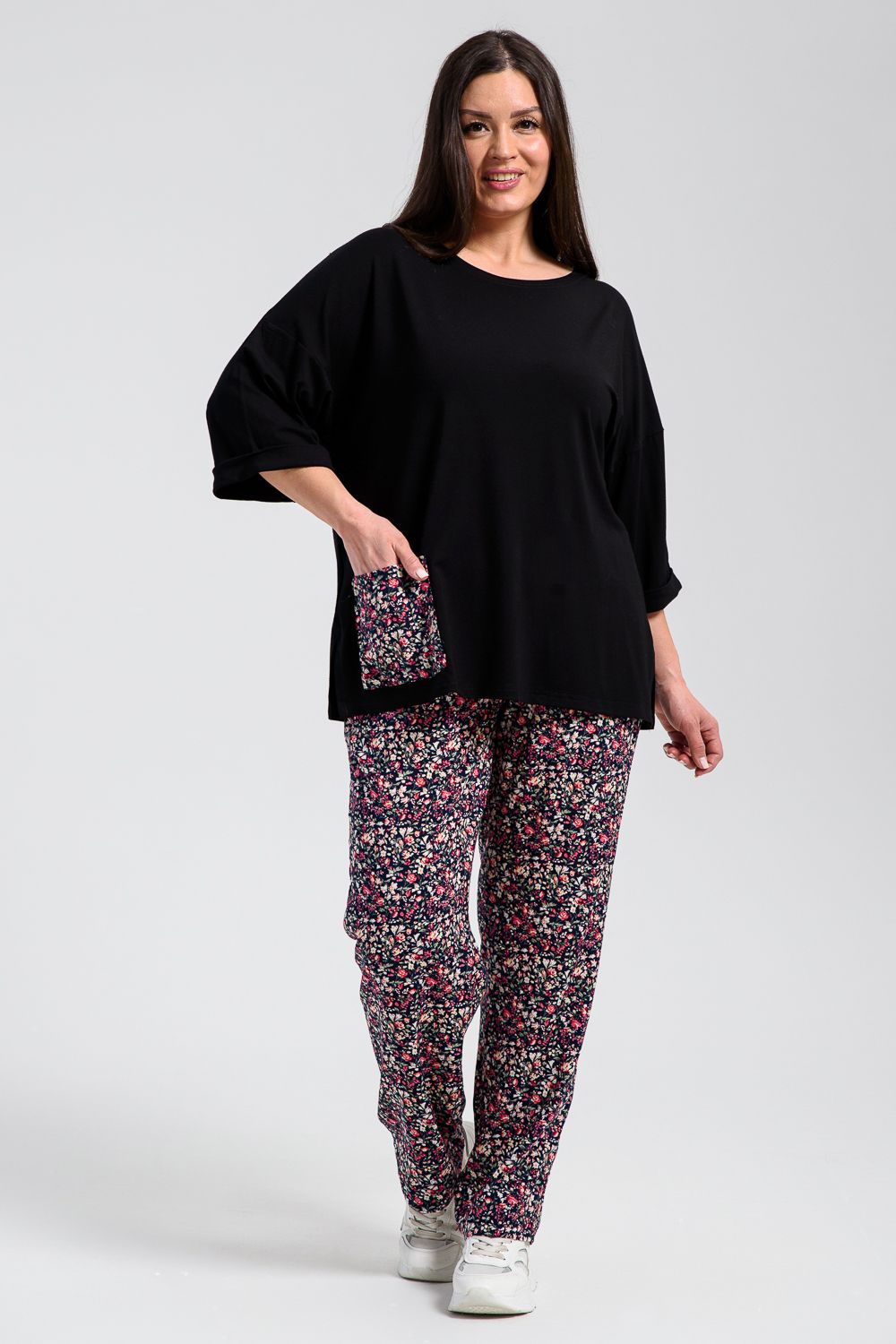 9259 Костюм женский - цветы