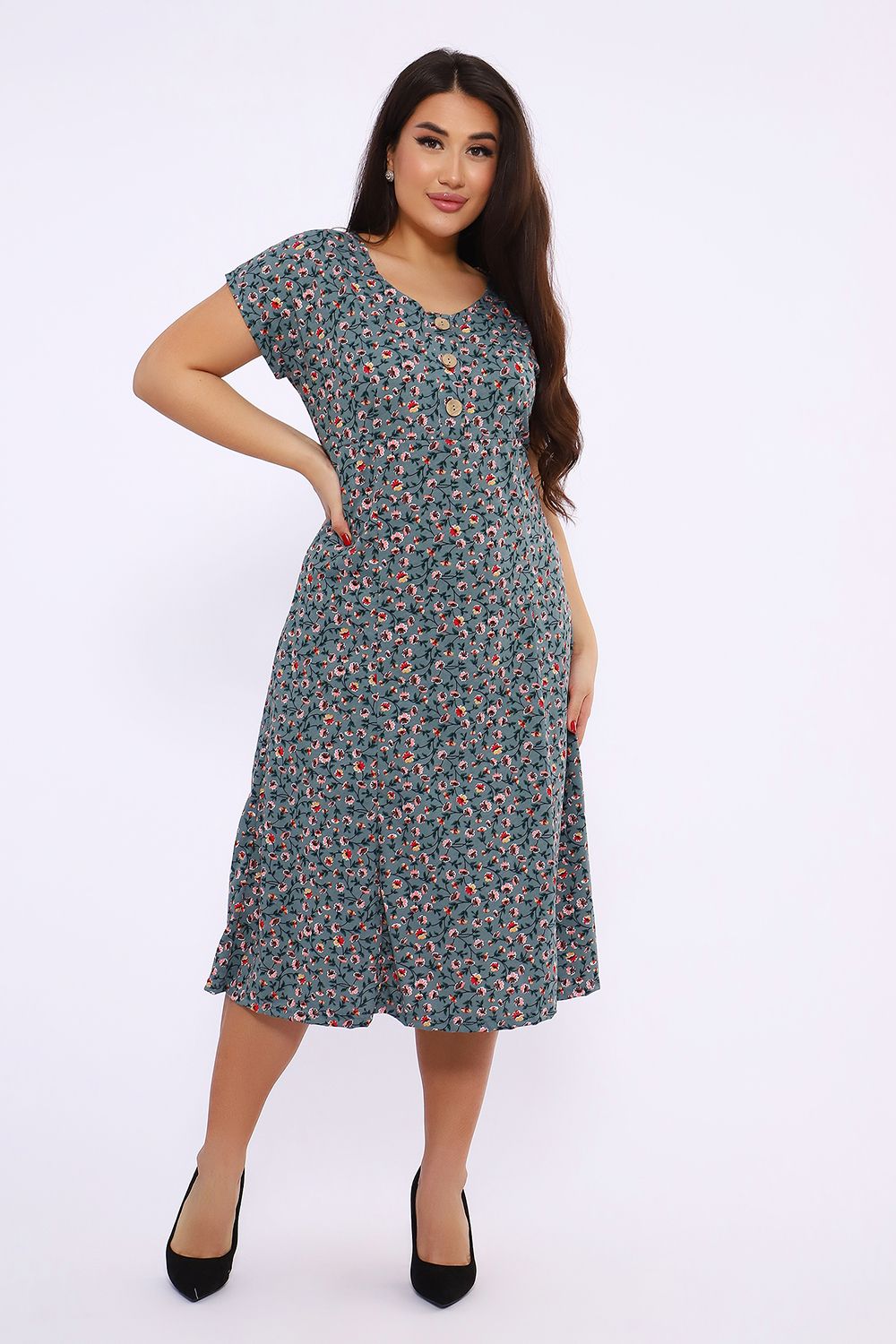 Платье 020 - изумруд