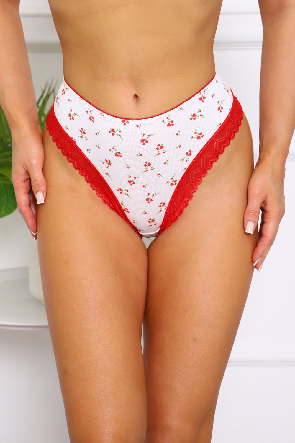 Трусы 64694 - красный