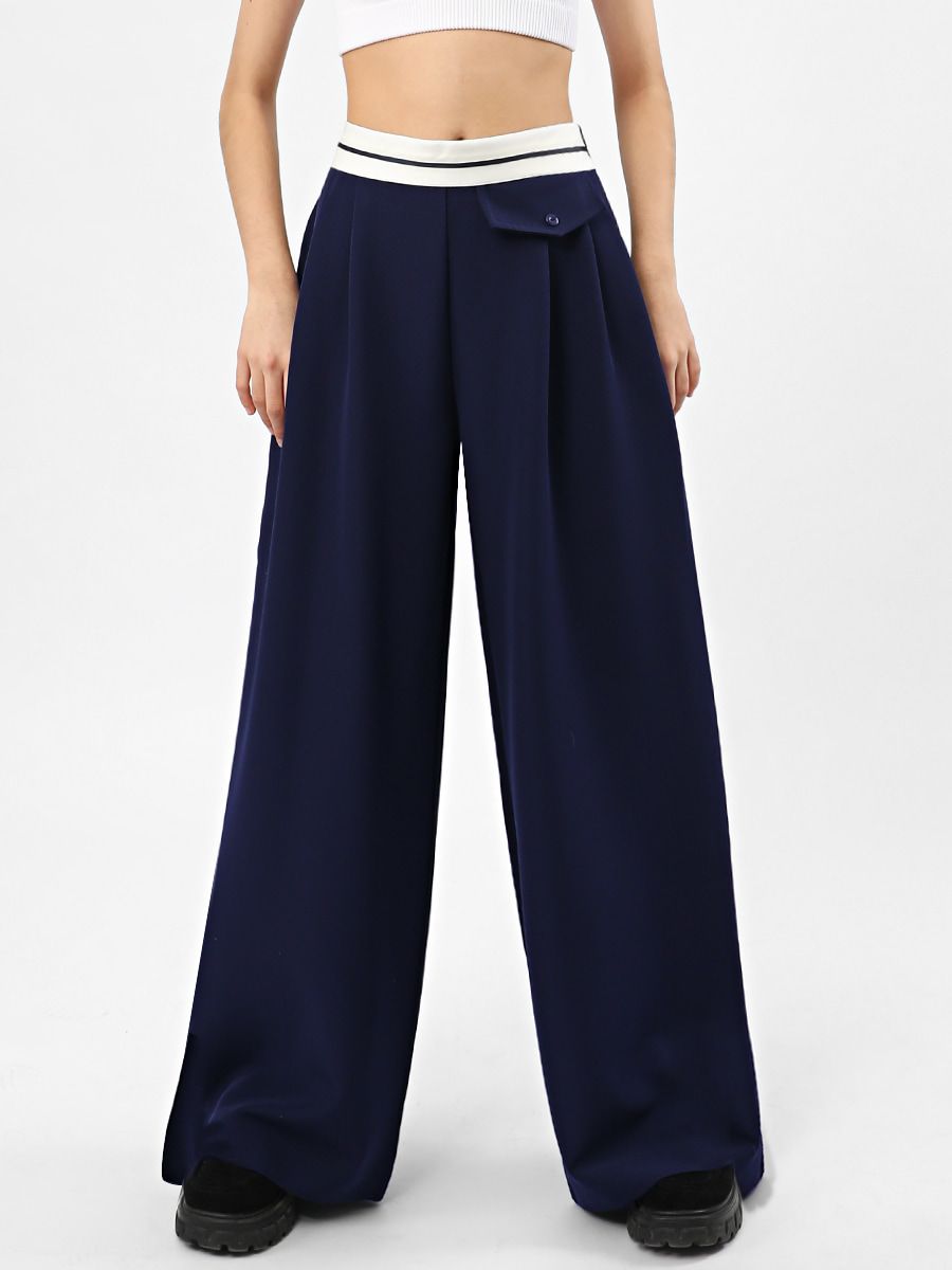 Брюки для девочки SP2720 - темно-синий