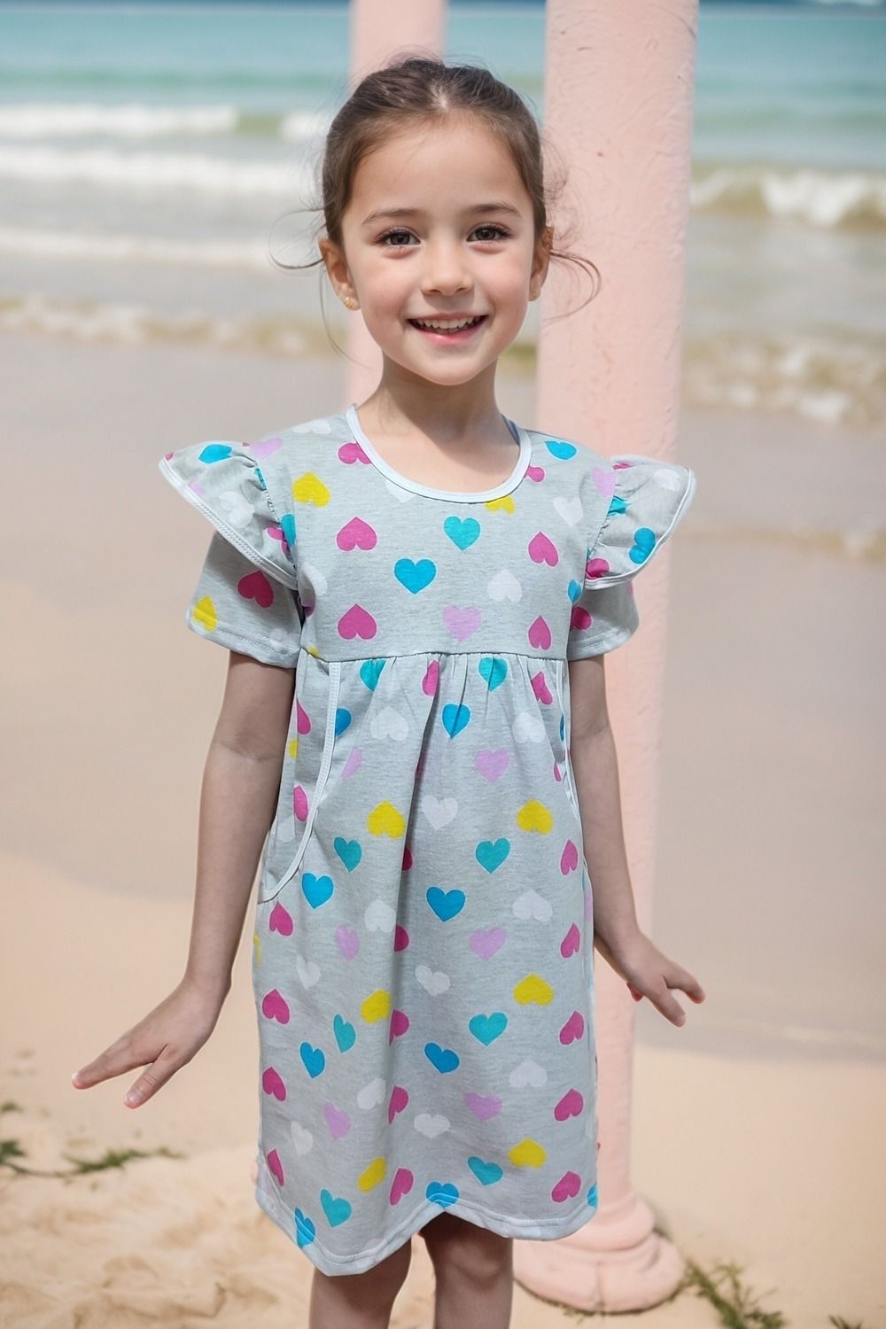 Платье ЛАДА 33060 кулирка КР - сердца