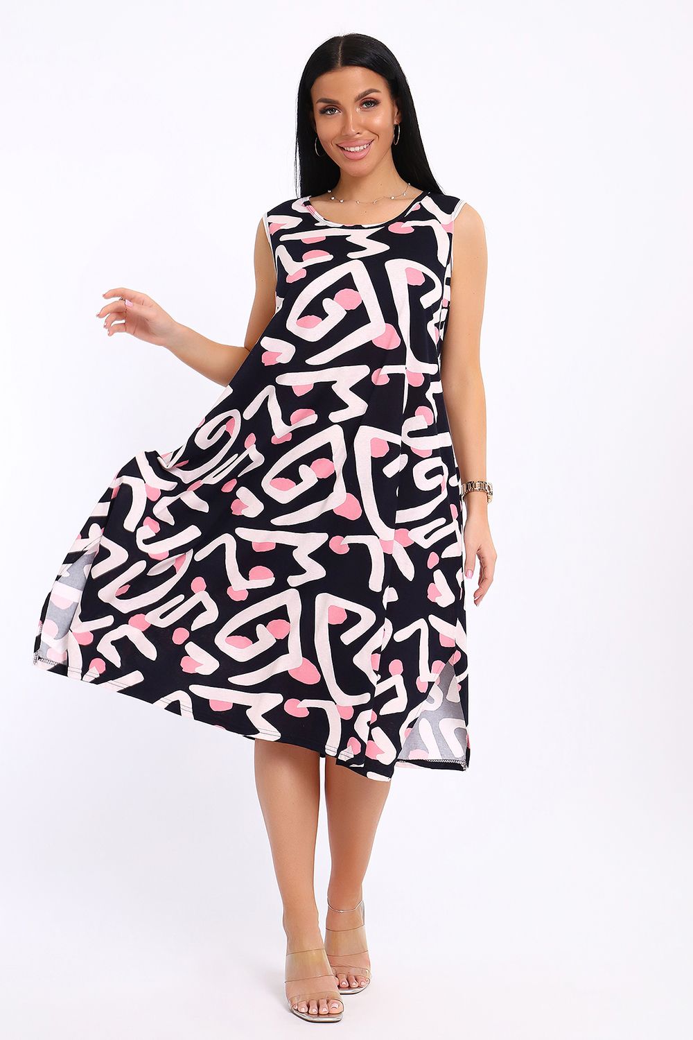 Сарафан 71145 - темно-синий