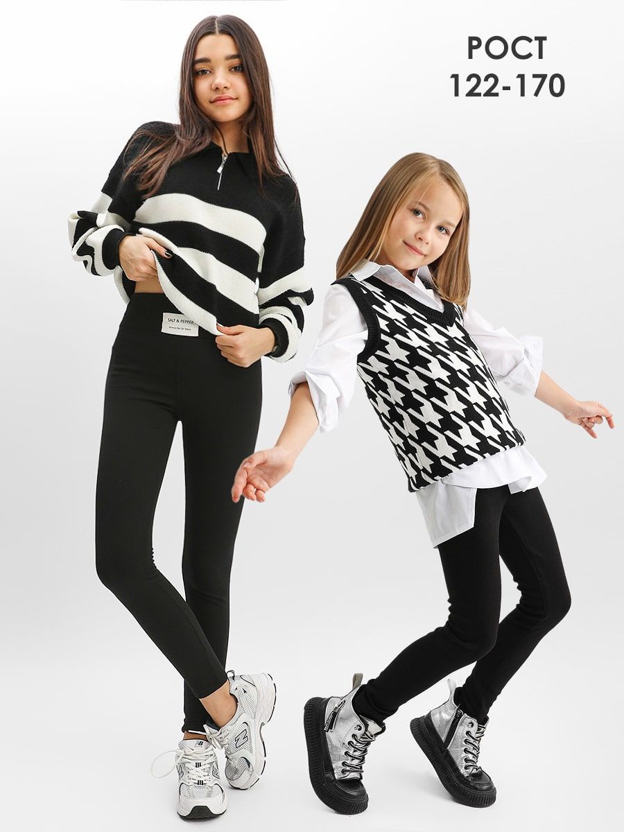 Лосины для девочки SP8234 - черный