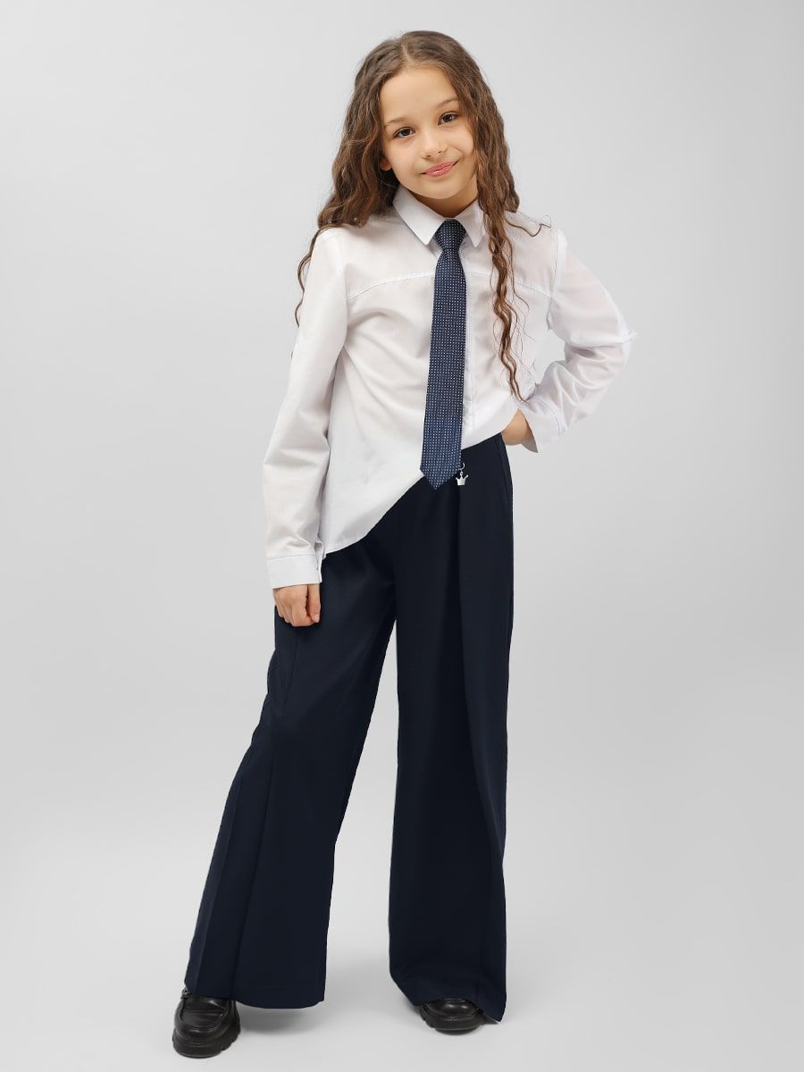 Брюки для девочки SP2713 - темно-синий