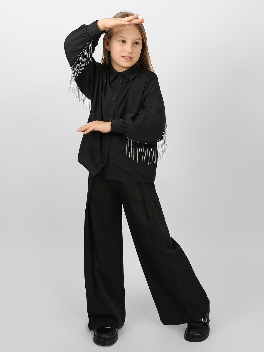 Брюки для девочки SP2713 - черный