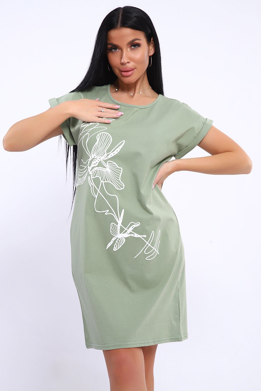 Туника женская 82086 - светло-зеленый