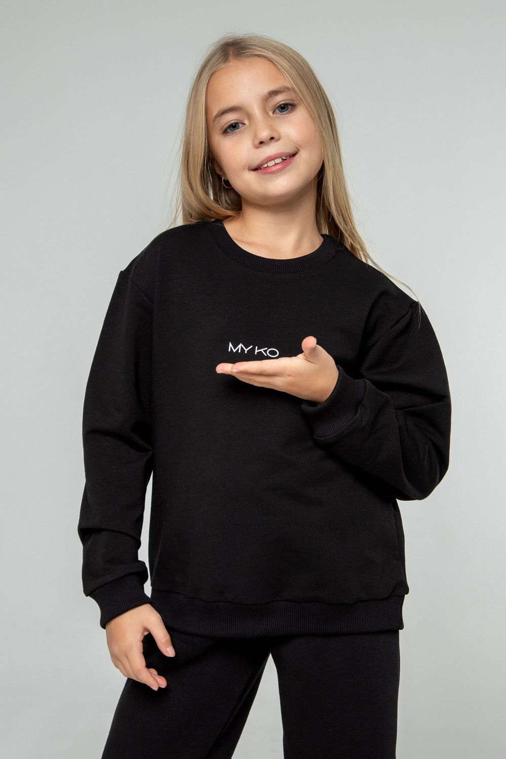 свитшот 25-07 - черный