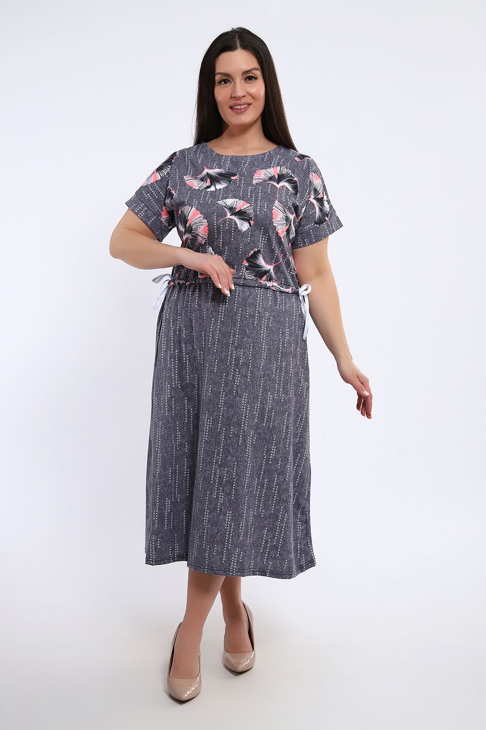 Платье 24250 - серый