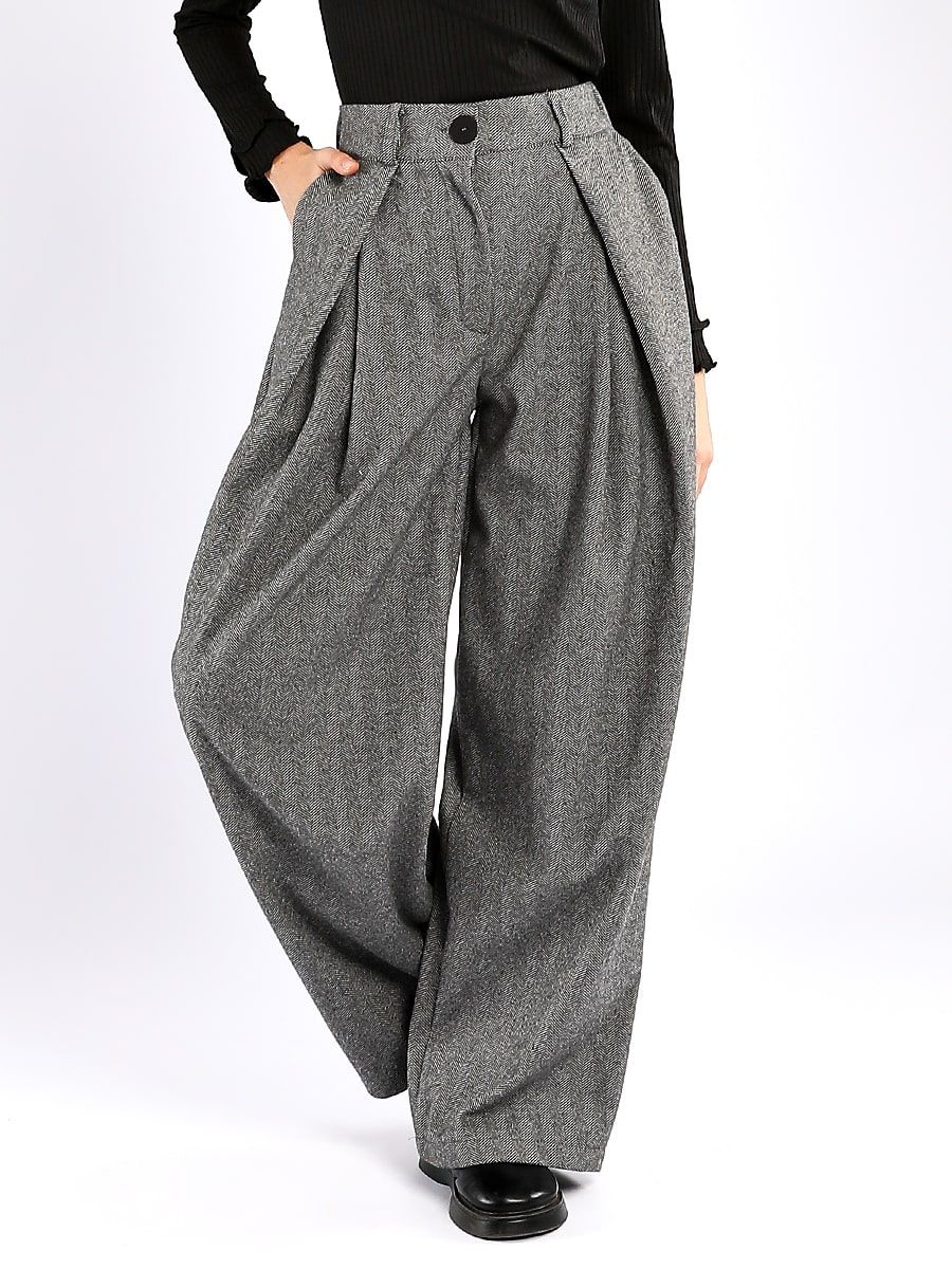 Брюки для девочки SP2521 - темно-серый