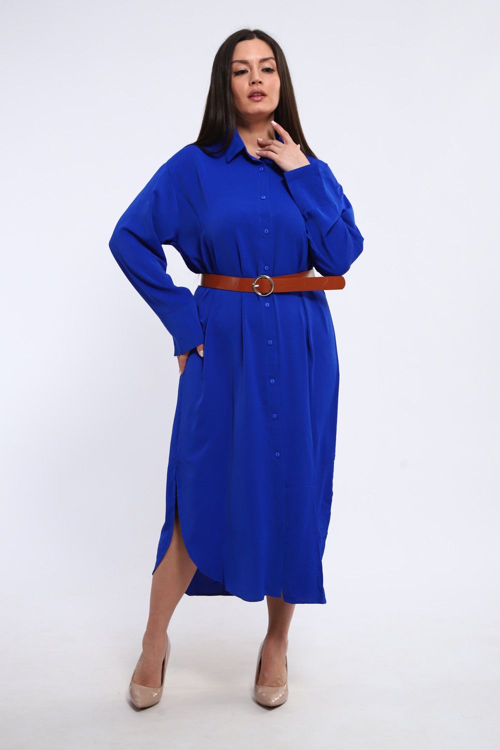 Женское платье 31937 - электрик