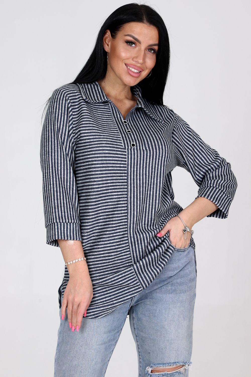 Женская туника 31934 - серый