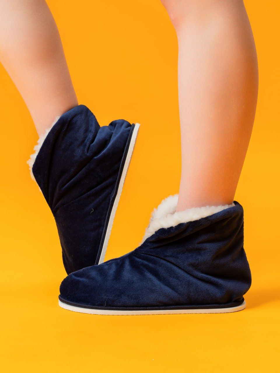 Чуни детские домашние ЧуниВелсофт(мл)-ИП/ - темно-синий