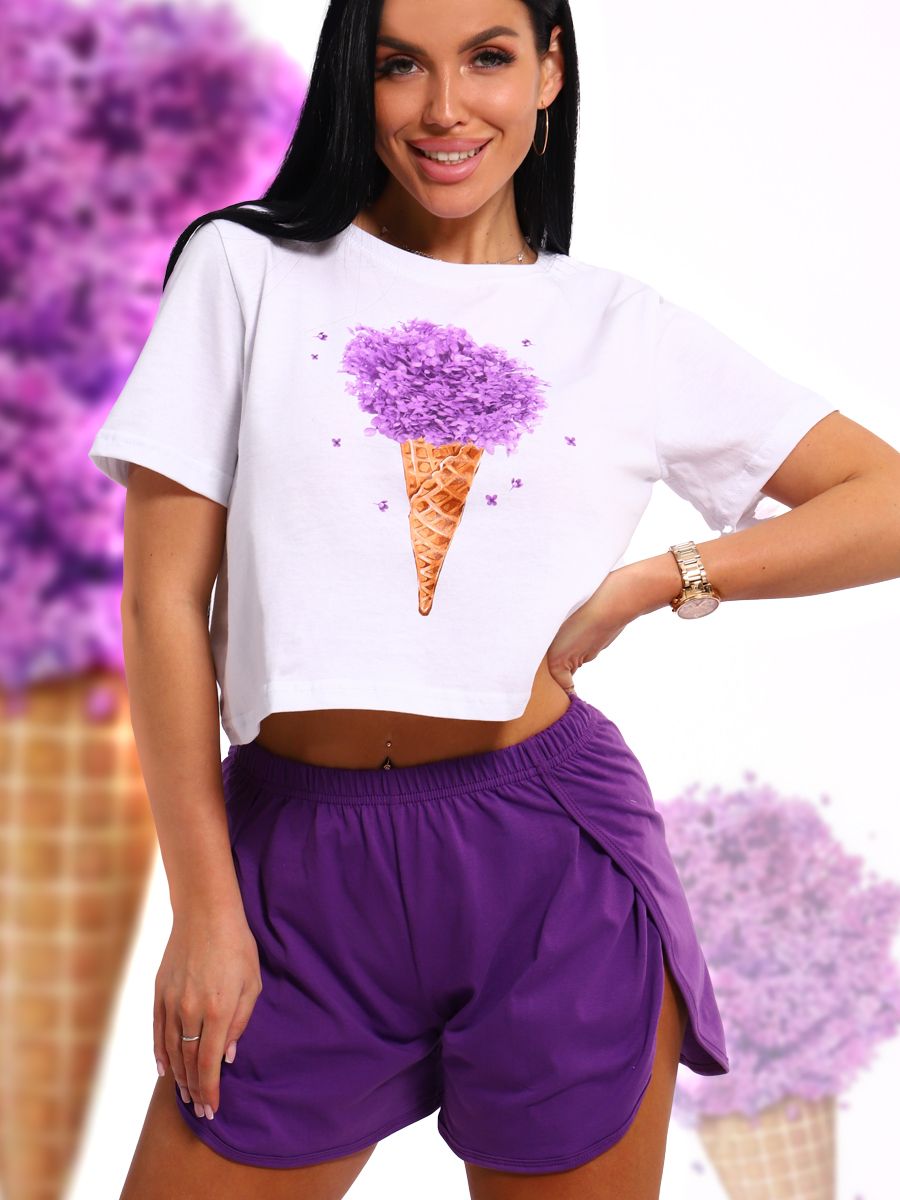 Пижама женская Сирень - сирень