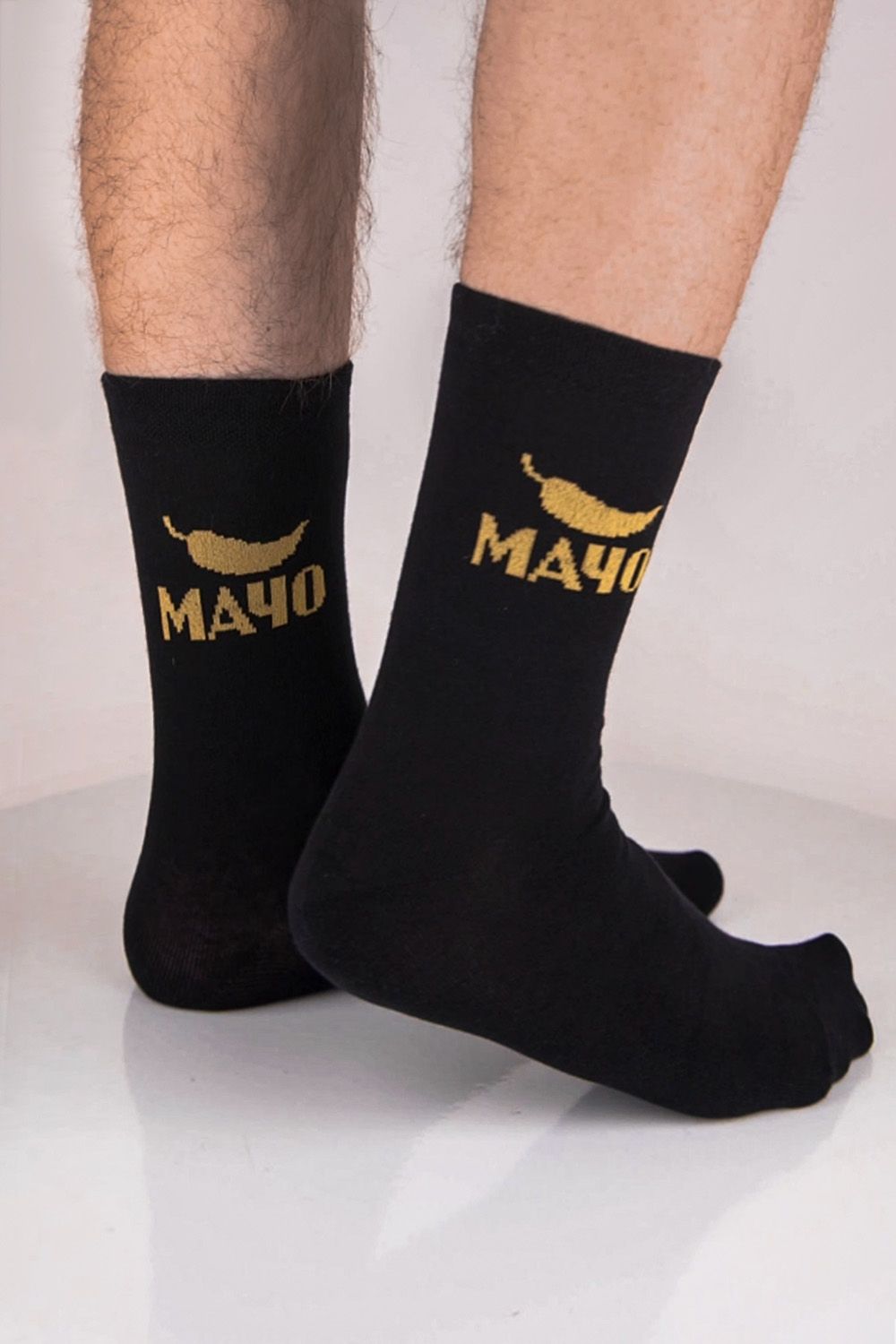 Носки мужские Мачо (набор 3 пары) - черный