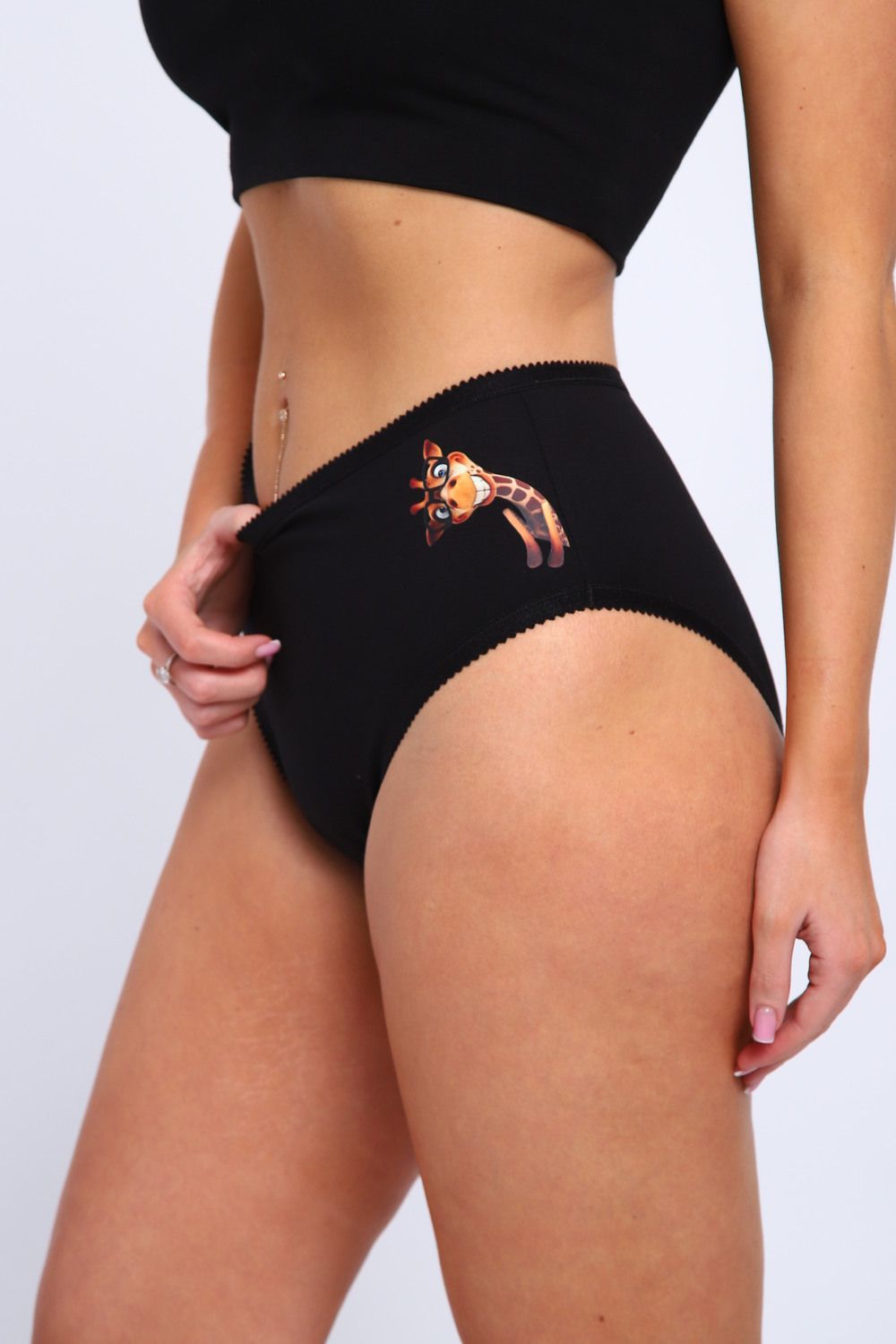 трусы бикини 74362 - черный