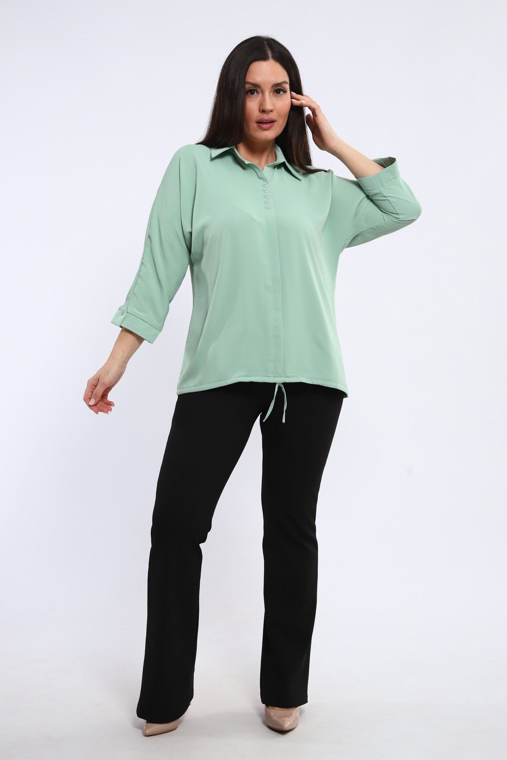 Женская туника 31941 - зеленый