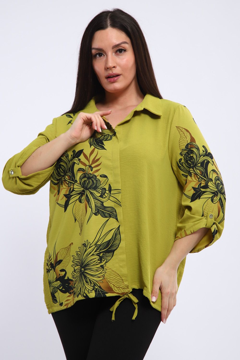 Женская туника 31940 - хаки