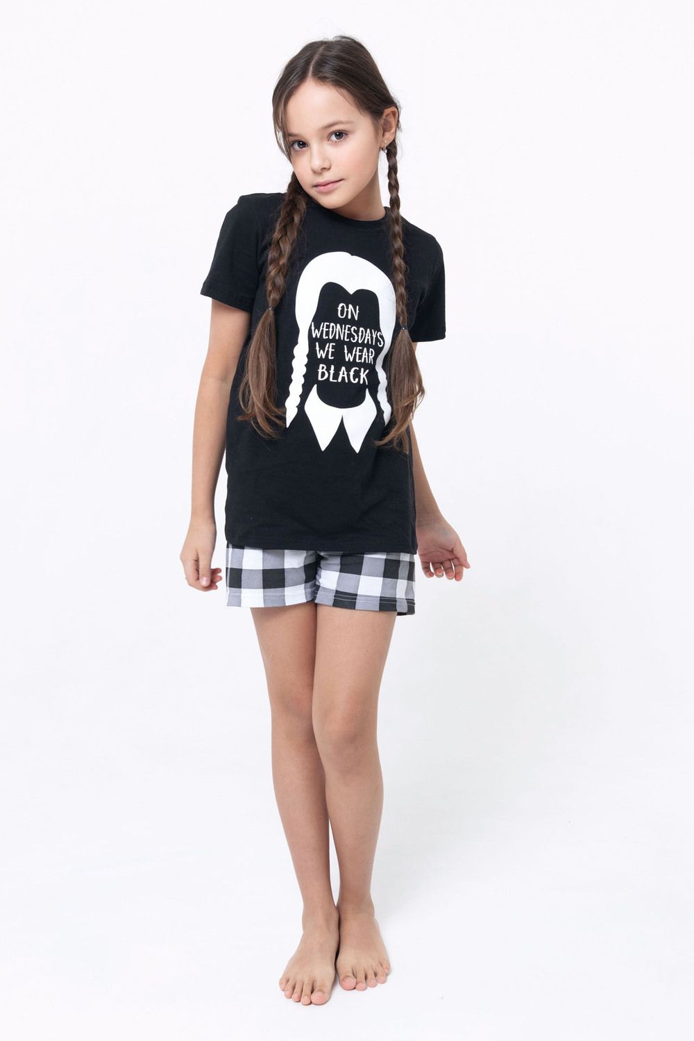 Среда  детская пижама - черный