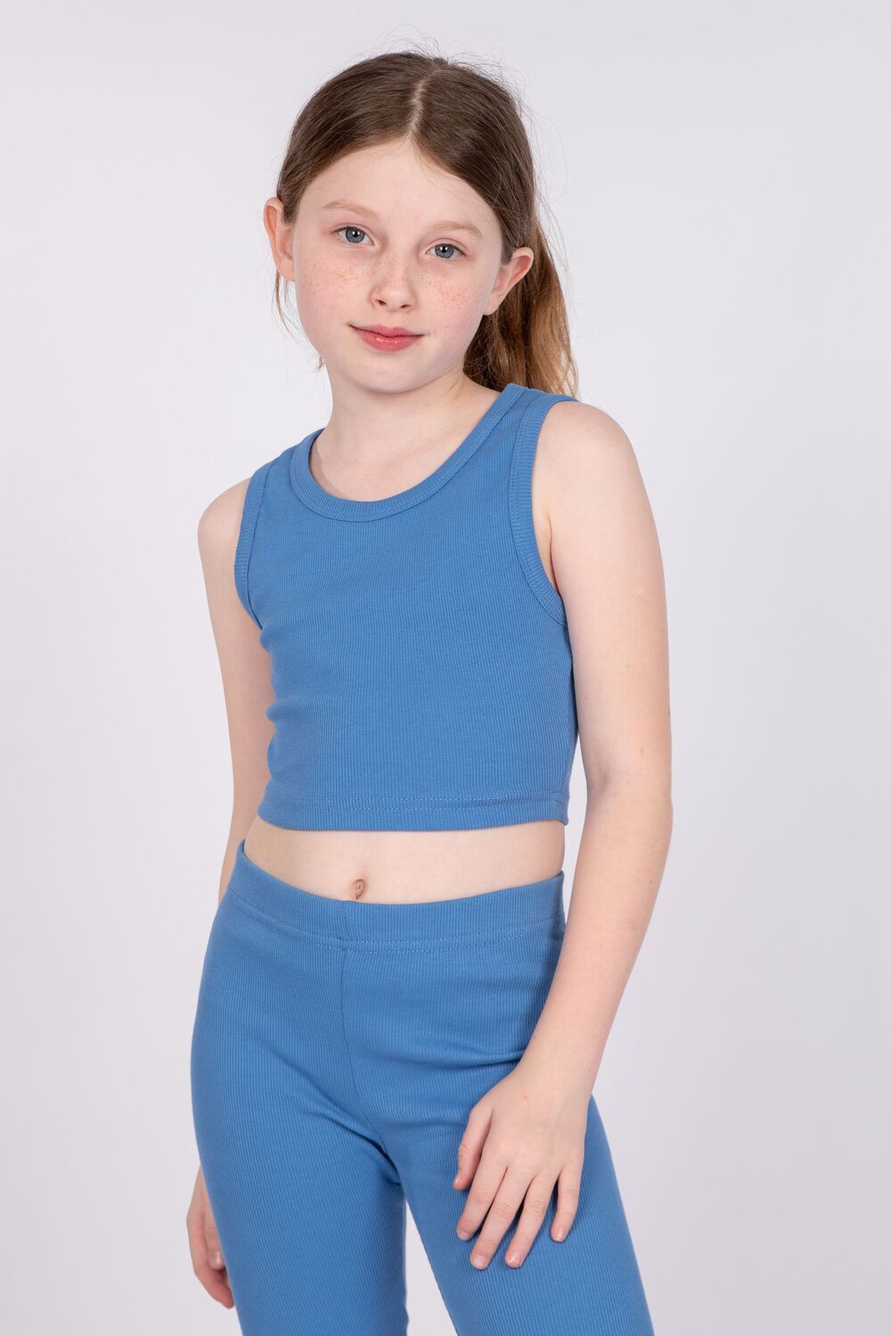 Топ для девочки 21242 - синий