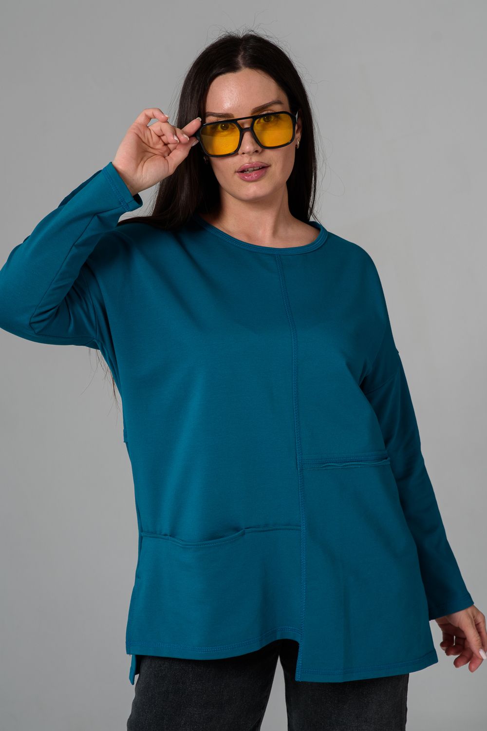 Туника 9160 - петроль