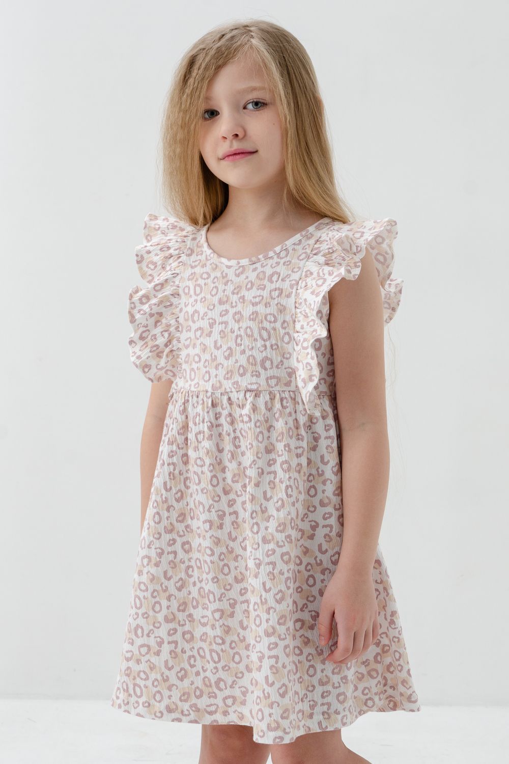 Сарафан Амур для подростка - леопард