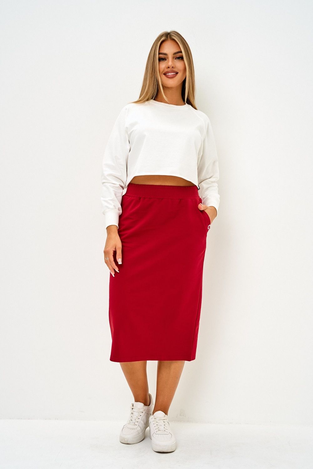 Юбка женская Парма - красный