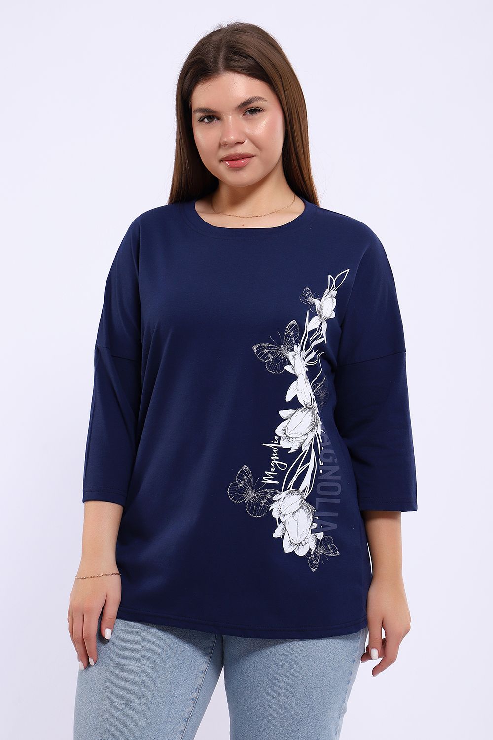 Туника 80045 - темно-синий