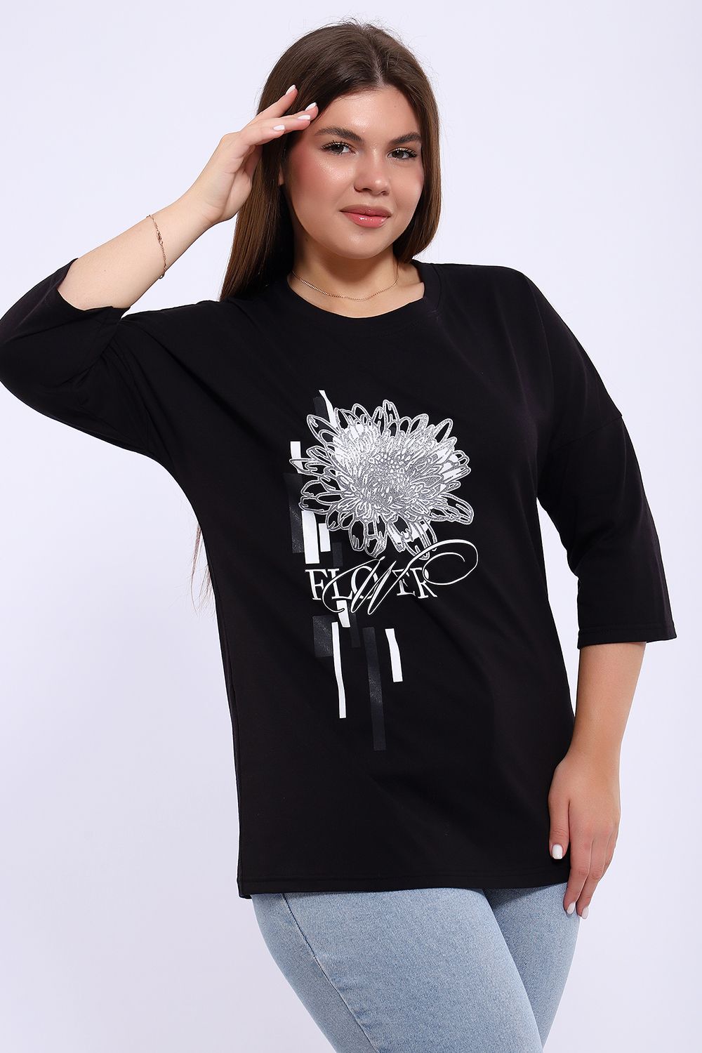 Туника 80044 - черный