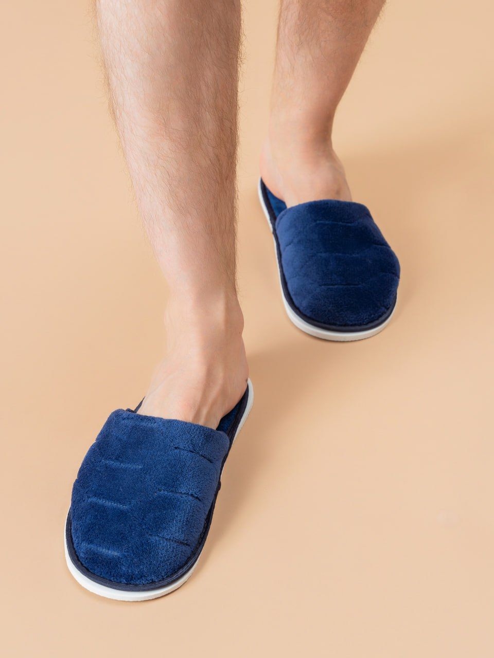 Тапочки домашние С-6МВТ-МР - ярко-синий