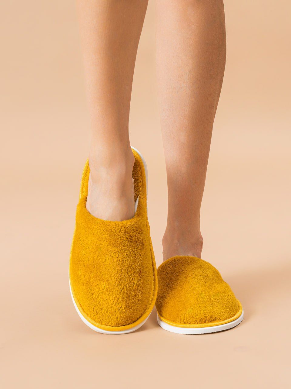 Тапочки домашние С-6ЖВТ-МР - горчичный