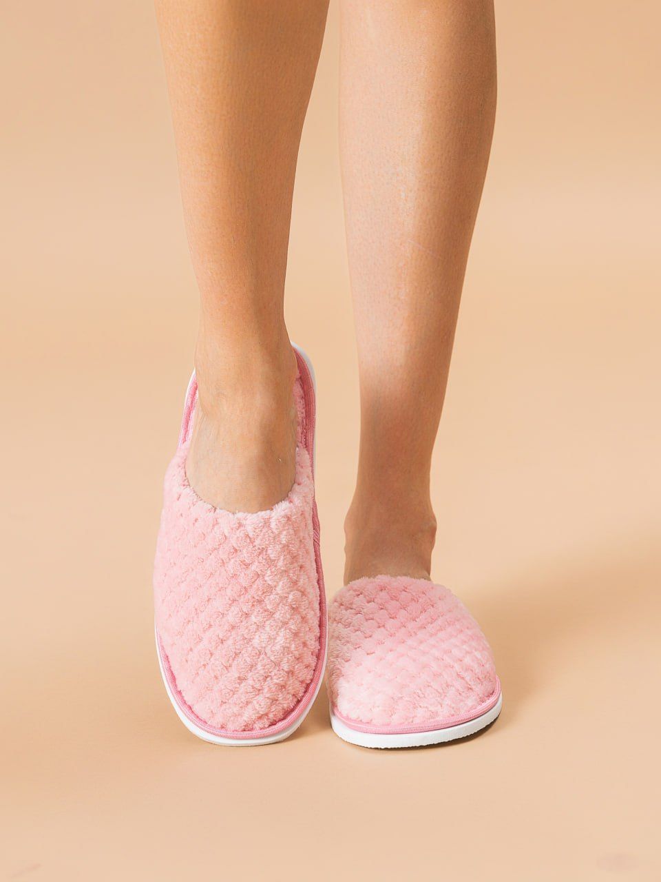 Тапочки домашние С-6ЖВТ-МР - соты/розовый