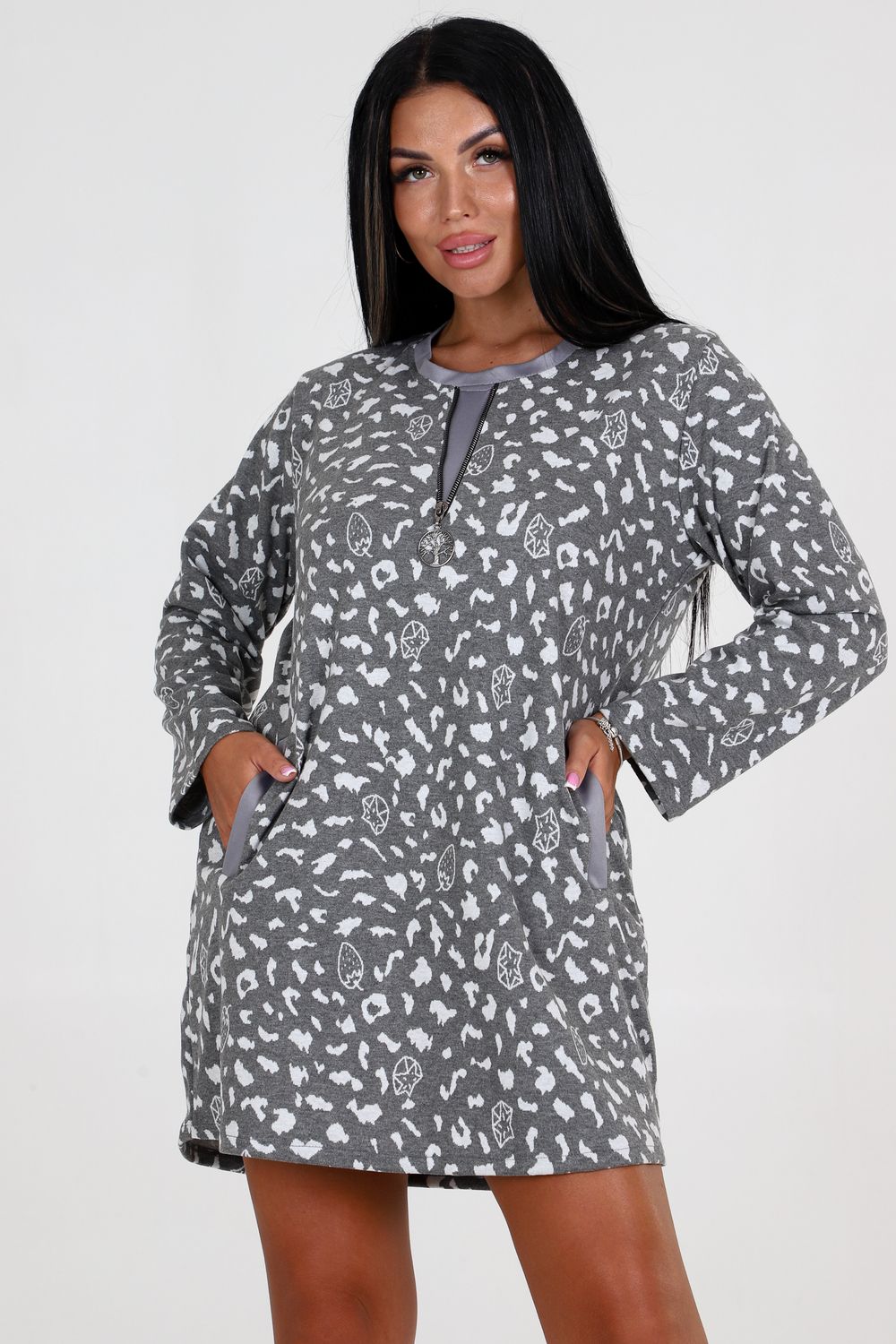 Туника женская 31949 - серый