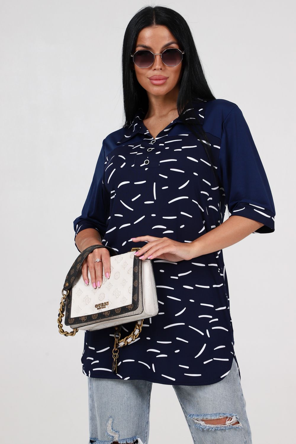 Женская туника 31820 - синий