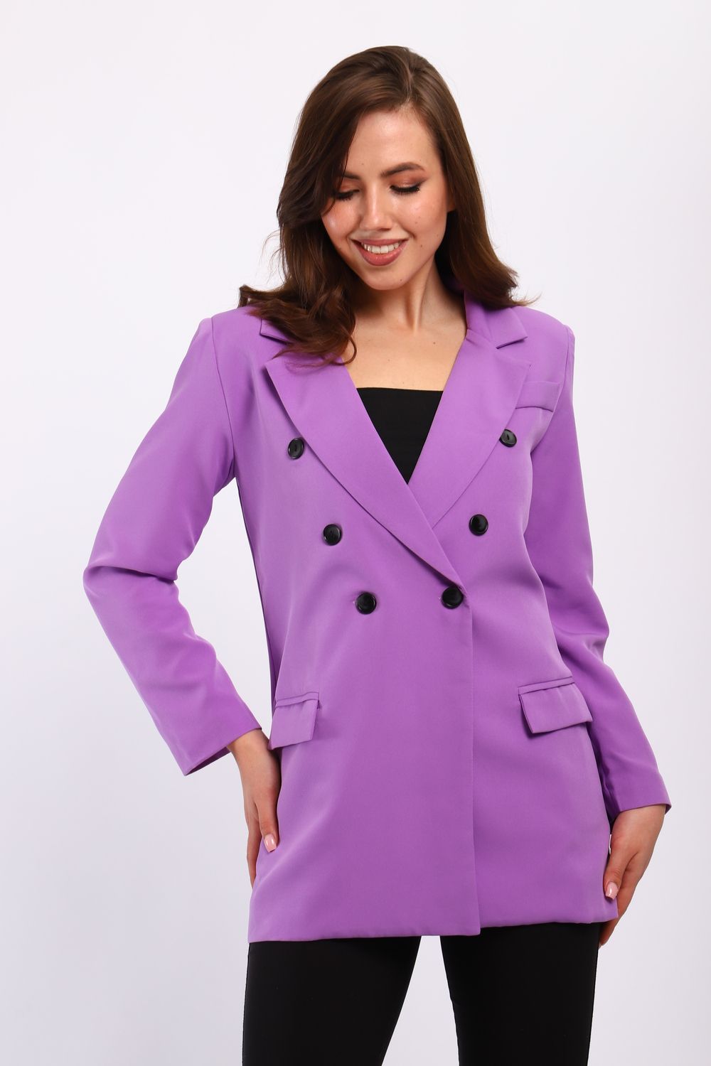 Женский жакет 31954 - фиолетовый