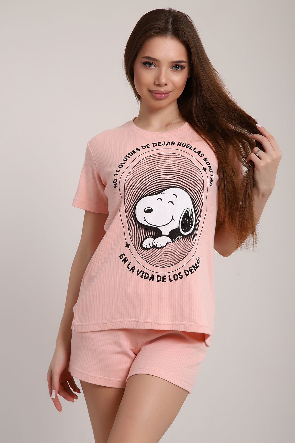 Пижама ЕКШ-1073 - коралловый