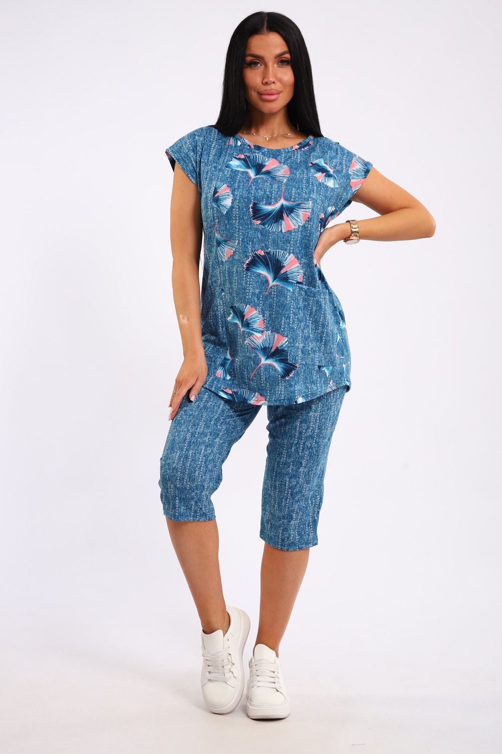 Костюм женский 244 - светло-синий